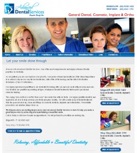Dentist Dental website design