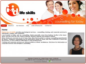 Psychologist, Life Coach & Counsellor Website Design