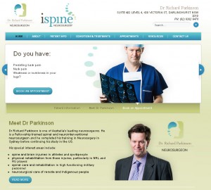 medical neurosurgeon website design