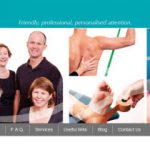 Physiotherapy physiotherapist website design