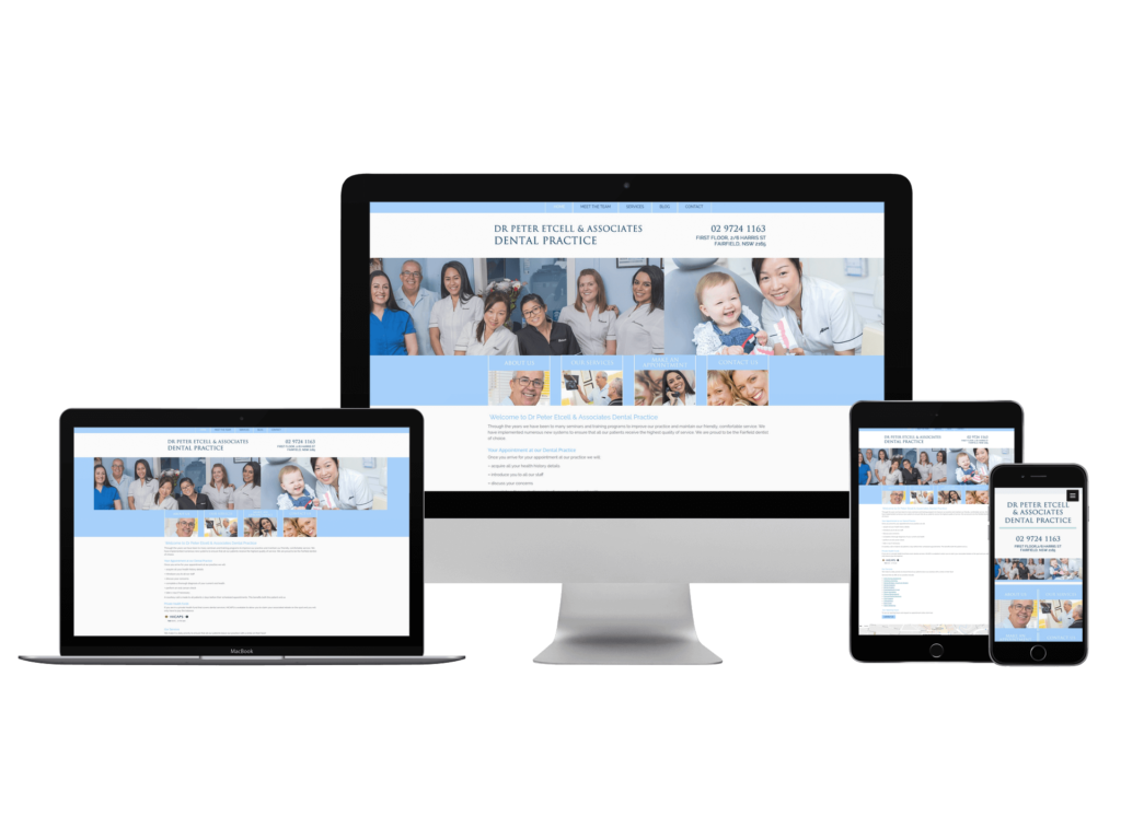 dental website design