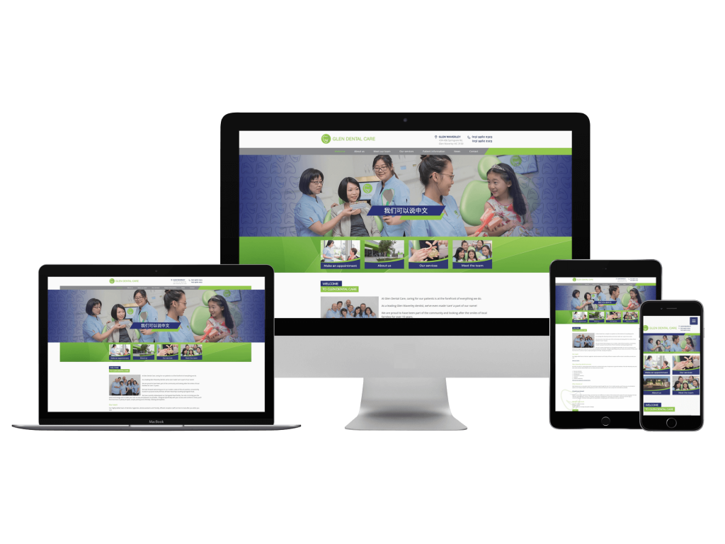 dental website design